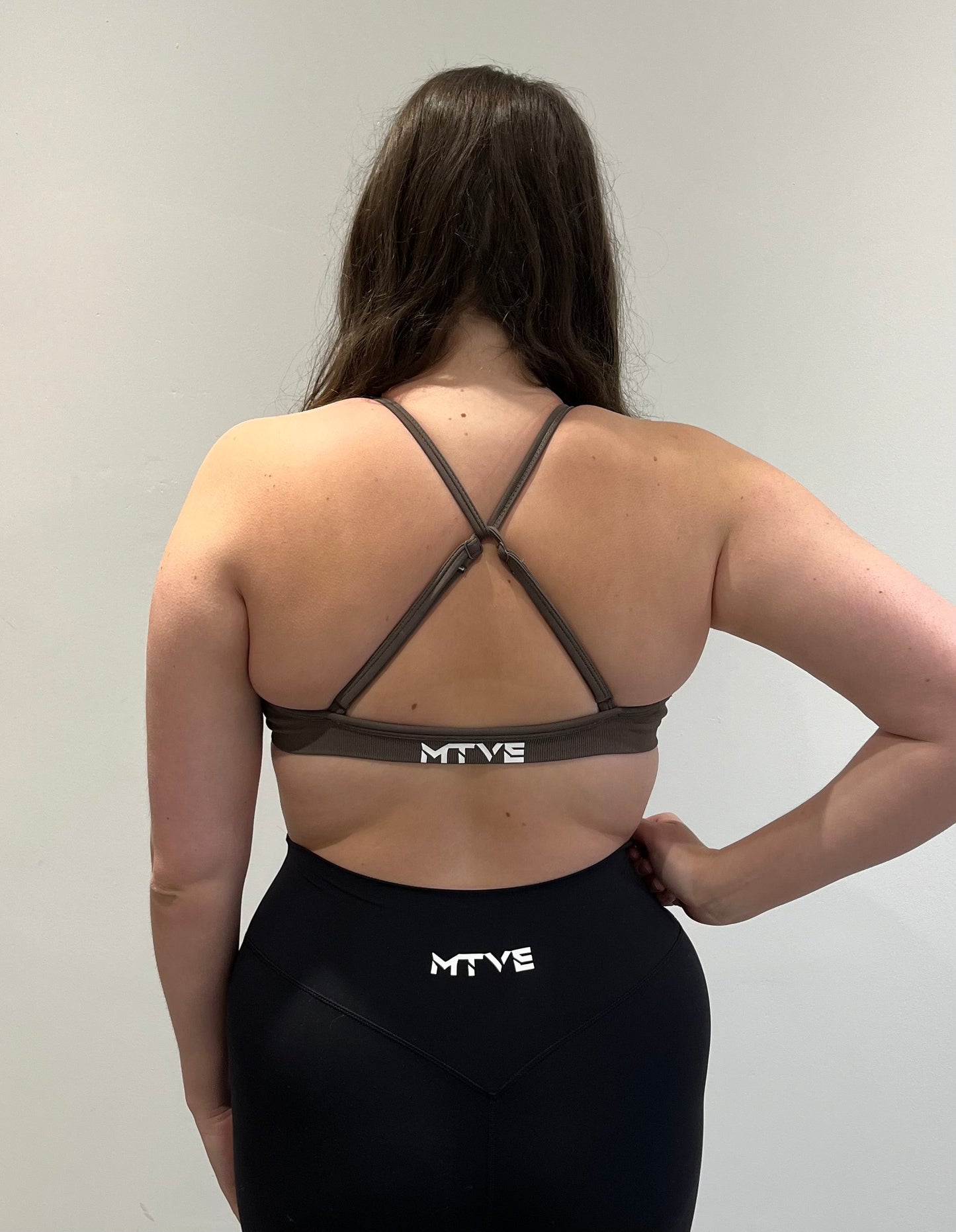 Scrunch Sports Bra - Brown
